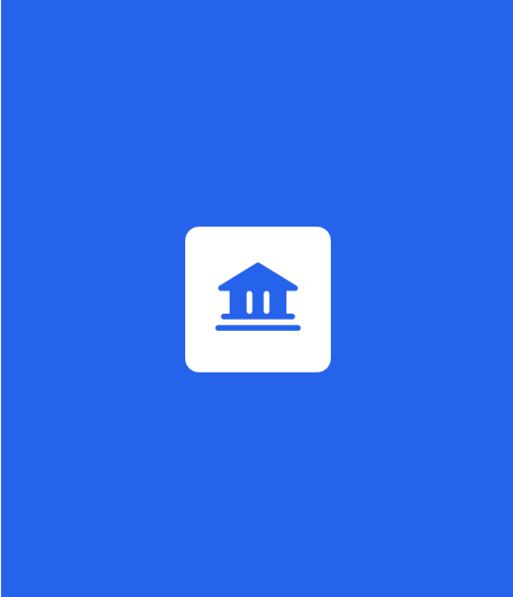 App icon mark on blue